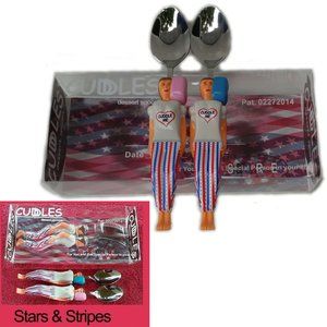 Fun Keepsake Spoons for Couples: Stars & Stripes.